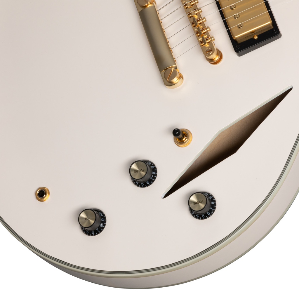 Guitarra Electrica Epiphone Emily Wolfe White Wolf y Case Aged  White