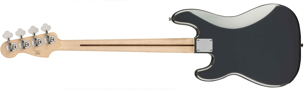 Bajo Elect. Affinity Series Precision Bass PJ Laurel Fingerboard Black Pickguard Charcoal Frost Metallic
