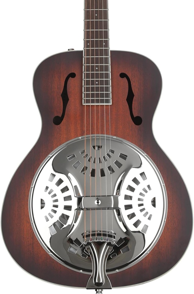 Guit. Elect. Fender PR-180E Resonator, Walnut Fingerboard, Aged Cognac Burst