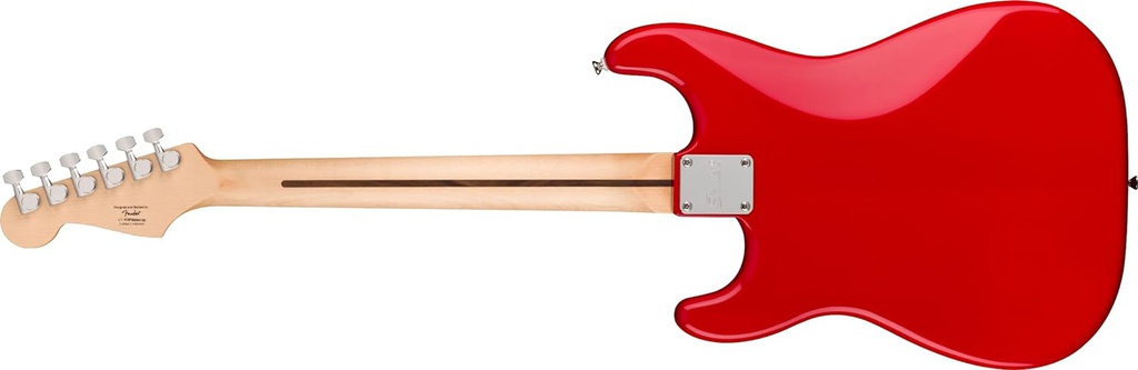 Guit. Elect. Fender Squier Sonic Stratocaster HT, Diapasón De Laurel, Golpeador Blanco, Rojo Torino