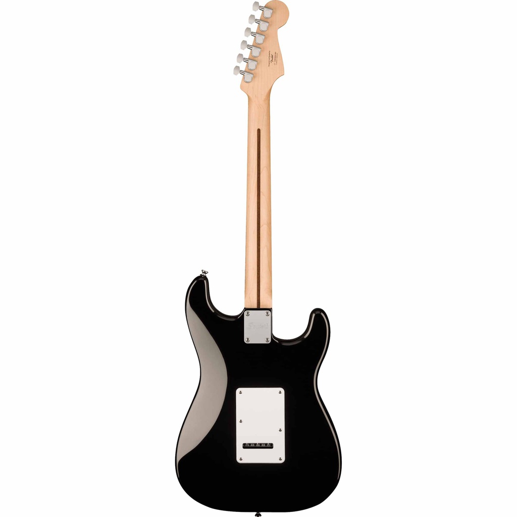 Guit. Elect. Fender Squier Sonic Stratocaster Left-Handed, Maple Fingerboard, White Pickguard, Black