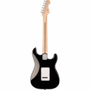 Guit. Elect. Fender Squier Sonic Stratocaster Left-Handed, Maple Fingerboard, White Pickguard, Black