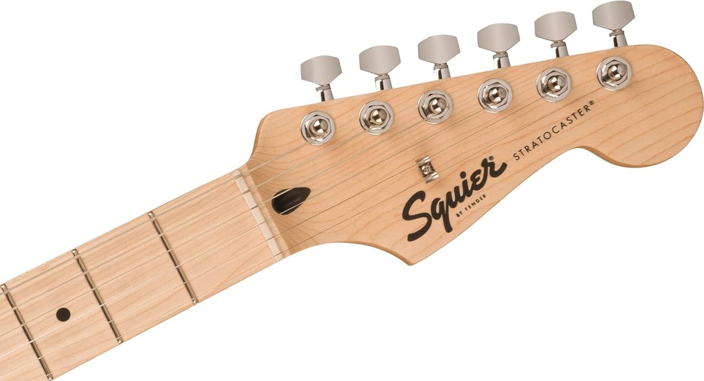 Guit. Elect. Fender Squier Sonic™ Stratocaster® HSS, Maple Fingerboard, Black Pickguard, Black