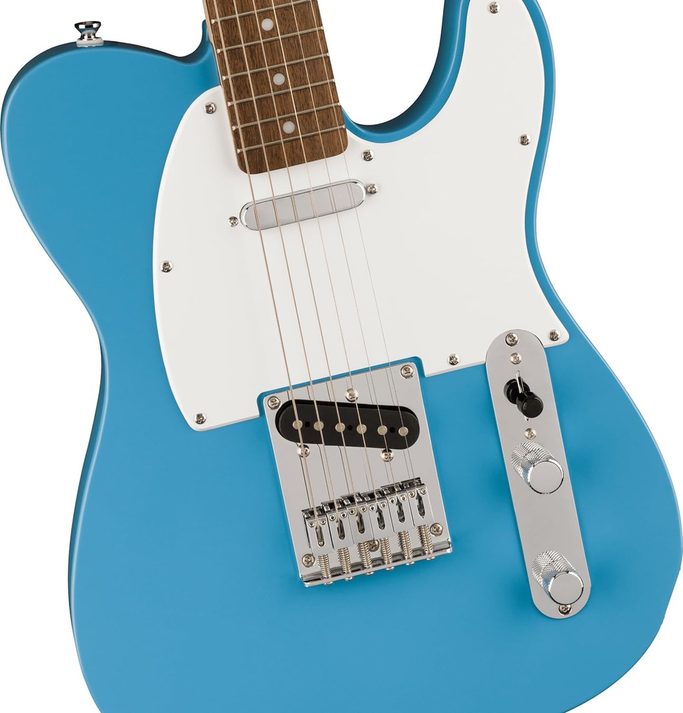 Guit. Elect. Fender Squier Sonic™ Telecaster®, Laurel Fingerboard, White Pickguard, California Blue