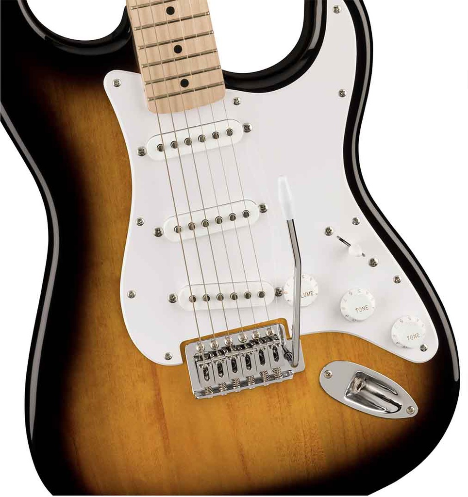 Guit. Elect. Fender Stratocaster Maple Fingerboard, 2-Color Sunburst