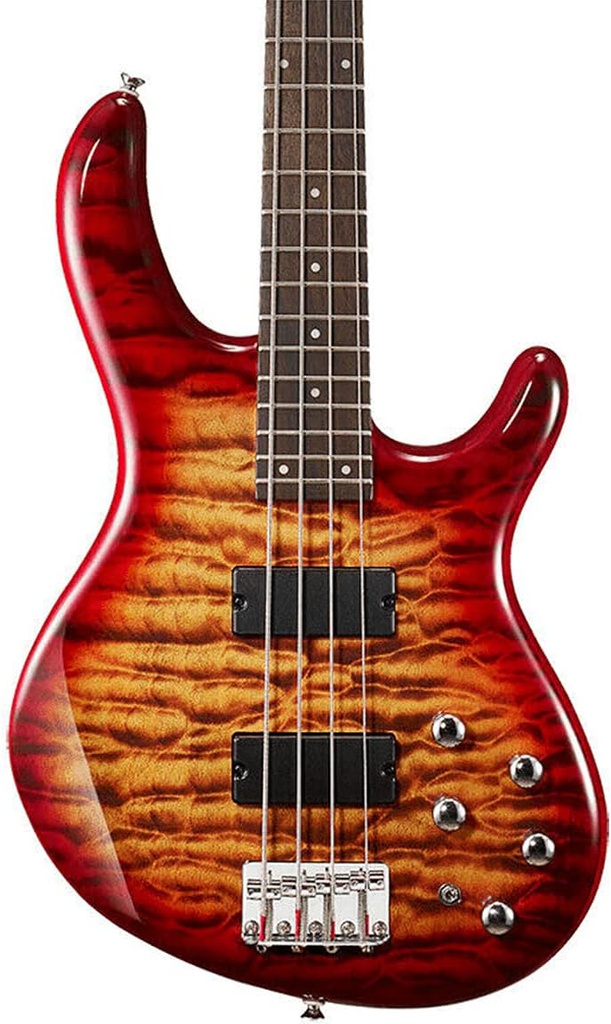 Bajo Electrico Cort Action Dlx Plus Crs Rojo S
