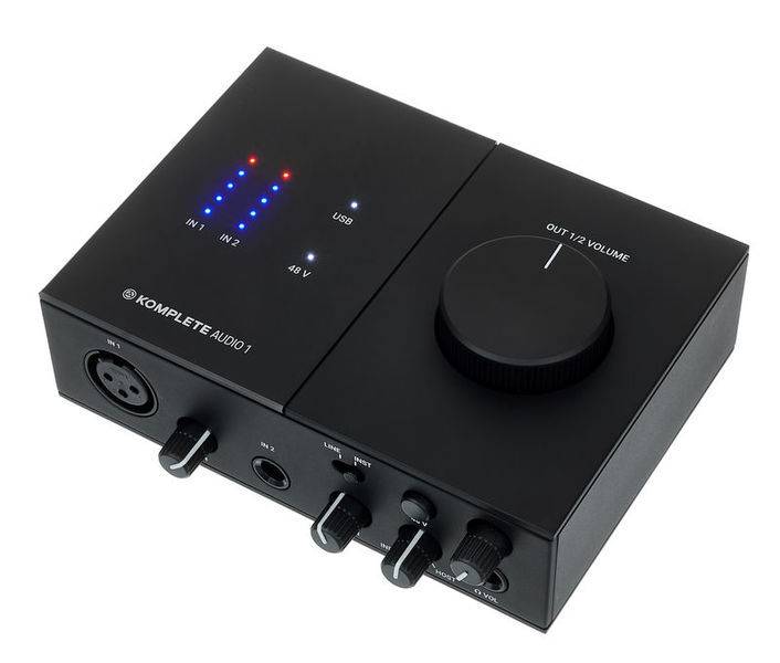 Interfaz de Audio 2 Entradas 2.0 usb Native