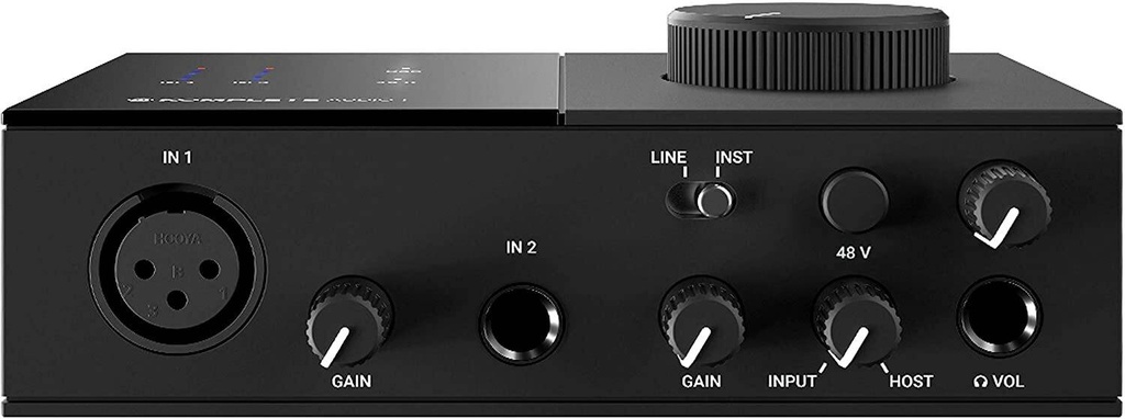 Interfaz de Audio 2 Entradas 2.0 usb Native