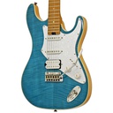 Guit. Electrica Aria Pro II Azul Turquesa