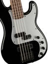 Bajo Electrico Active Bass PH V Golpeador Anodizado Plateado Negro