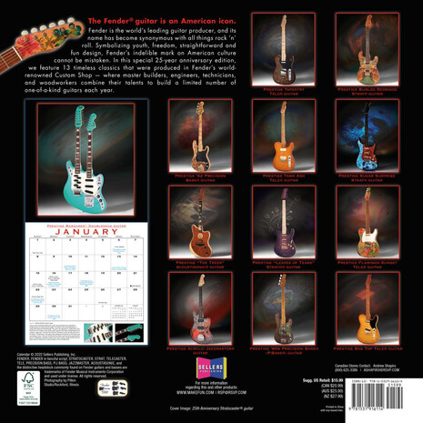 CALENDARIO FENDER 2023