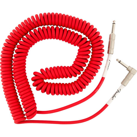 Cable Para Instrumento Fender 30ft Original Coiled Rojo