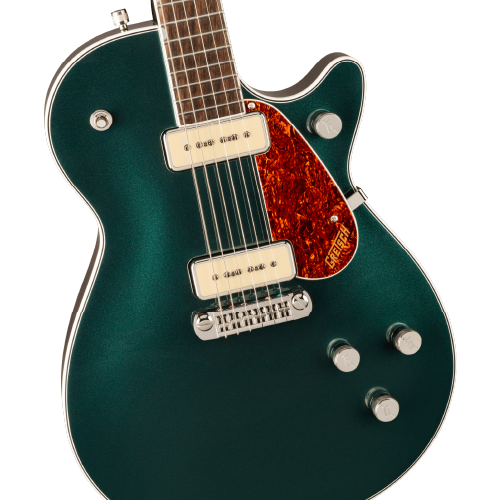 Guitarra Electrica G5210-P90 Corte Unico Con Envolvente Diapason Laurel Verde Cadillac