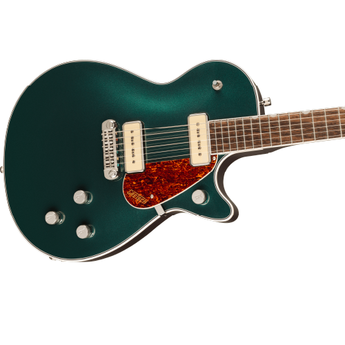 Guitarra Electrica G5210-P90 Corte Unico Con Envolvente Diapason Laurel Verde Cadillac
