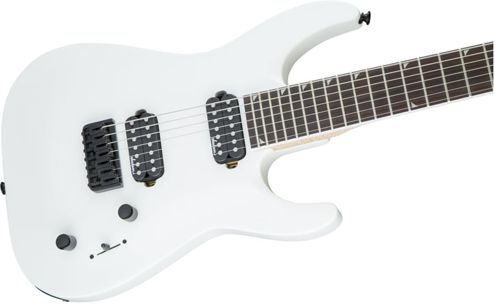 Guitarra Electrica Jackson JS32-7 Dka Ht Dinky Arch Blanco