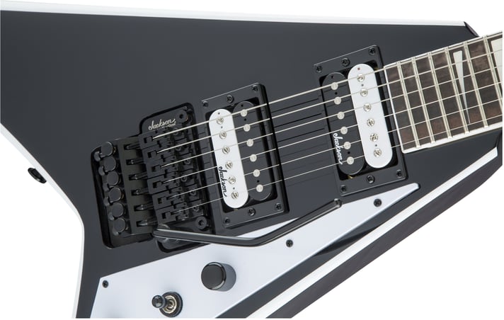 Guitarra Electrica Jackson Js32 Rhoad Nega con Blanco