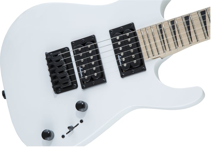 Guitarra Electrica JS Series Dinky® Minion JS1XM, Diapasón de arce, Nieve