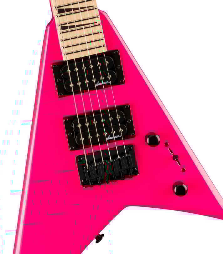 Guitarra Electrica Jackson RR Minion JS1X Rosa Neón