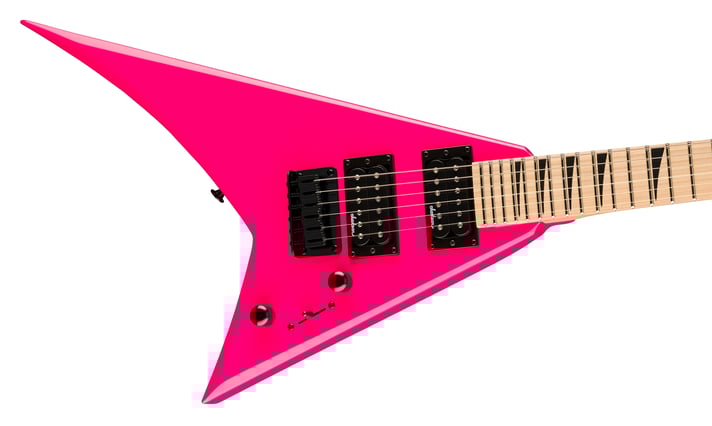 Guitarra Electrica Jackson RR Minion JS1X Rosa Neón