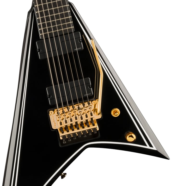 Guitarra Electrica Pro Series Signature Mark Heylmun Rhoads RR24-7 Diapasón De Ébano, Lux