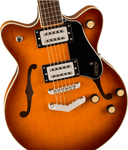 Guitarra Electrica Streamliner G2655 Center Block JR. De Doble Corte Con Cola En V
