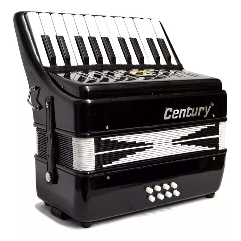 Acordeon Teclas Junior Negro C22K8BSN Century