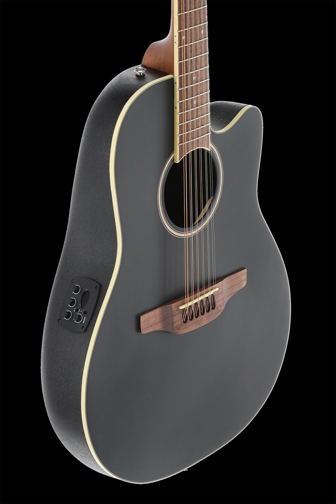 Guitarra Electroacustica Ovation Traditional Black 12 Cdas