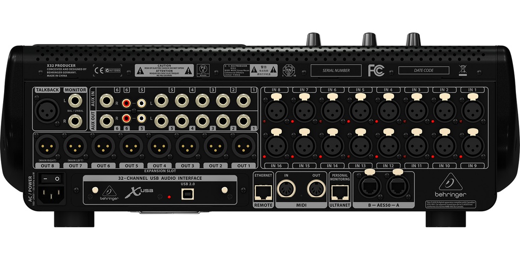 Mezcladora Behringer De Rack Mod. X32 PRODUCER