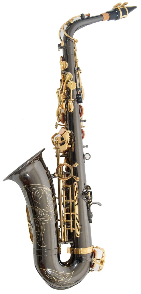 Saxofon Alto Symphonic AS-05 Negro, Nikel Plateado