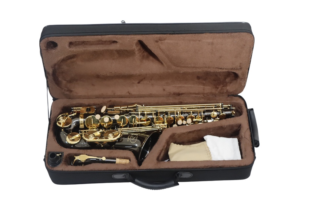 Saxofon Alto Symphonic AS-05 Negro, Nikel Plateado