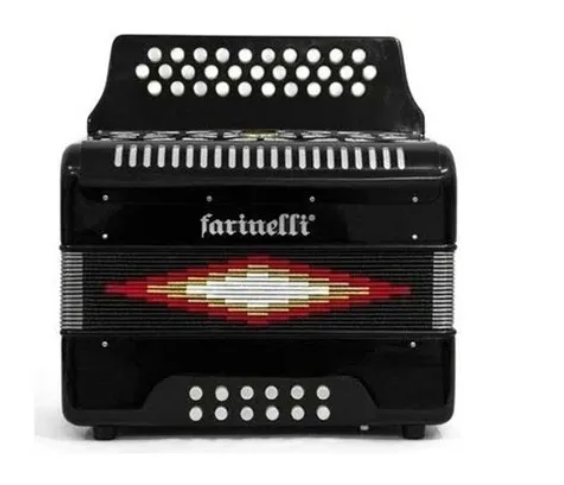 Acordeón Farinelli Botones MI Negro 3012EAD --3012MINI