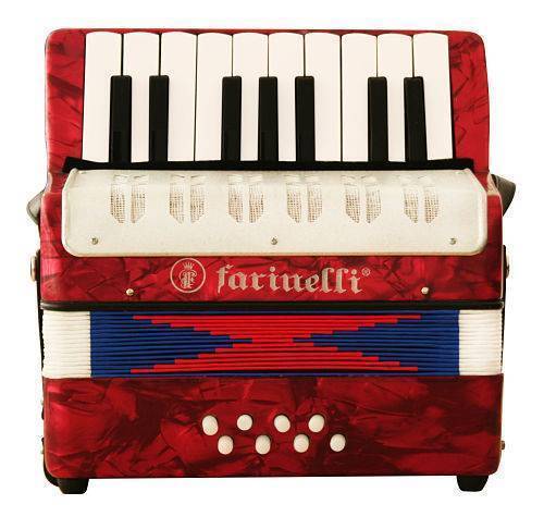 Acordeón Farinelli Infantil 17 Teclas Rojo 17K8BS-- ACJRFRON