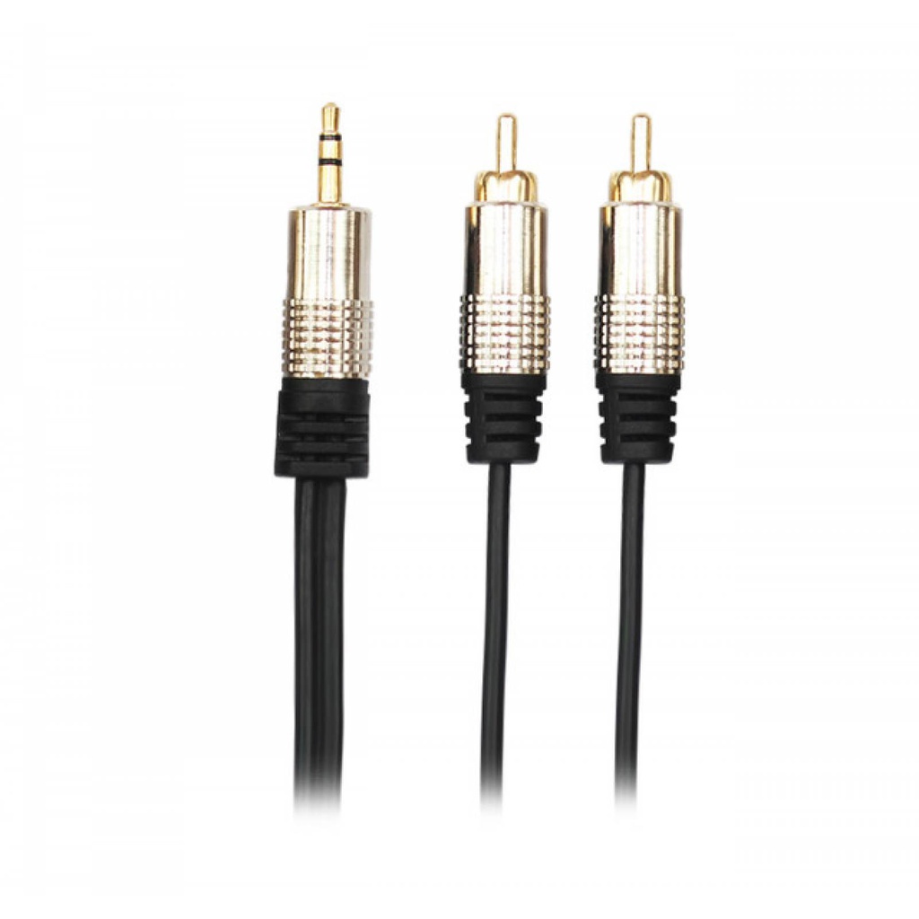Cable Y 2 Rca A 1 3.5Mm.St 1.8 Mts. Od