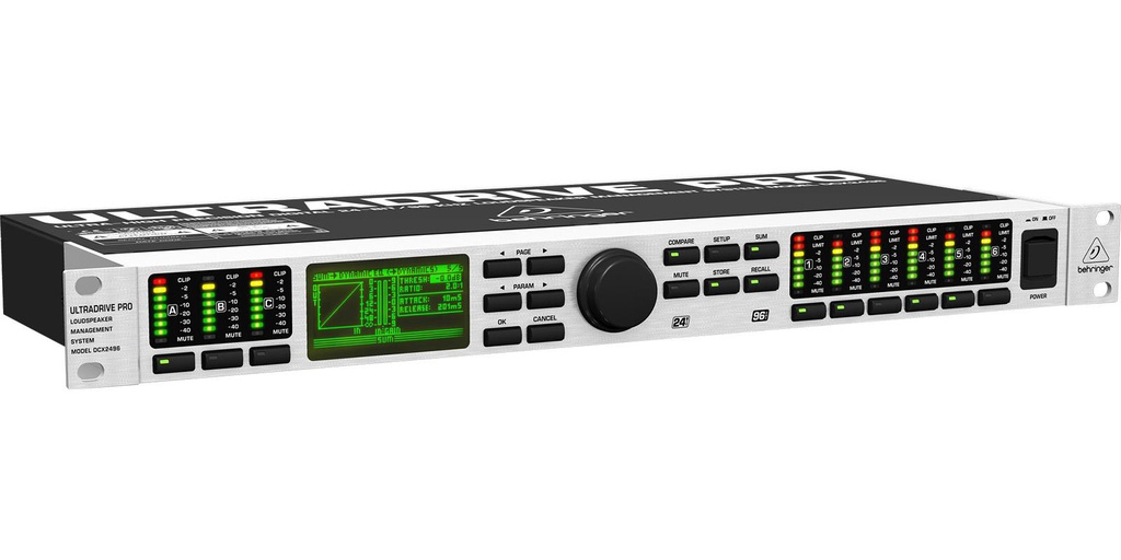 Crossover Procesador de Audio Ultra Bheringer DCX2496