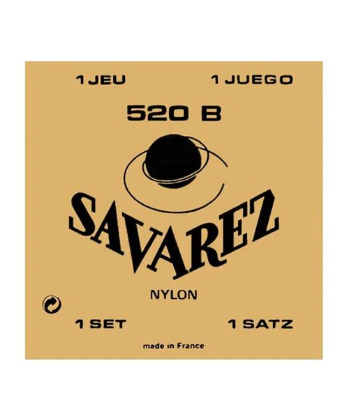 Juego De Cuerdas Para Guitarra Acustica Savarez Tencion Baja-- 520B