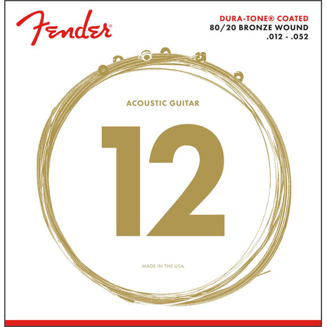 Juego De Cuerdas Para Guitarra Acustica Fender Bronze 880L 1252