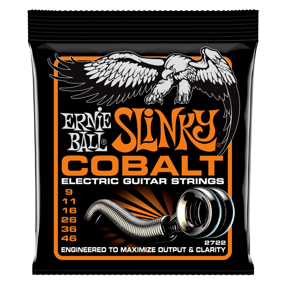 Juego De Cuerdas Para Guitarra Electrica Ernie Ball 9-46 Naranja