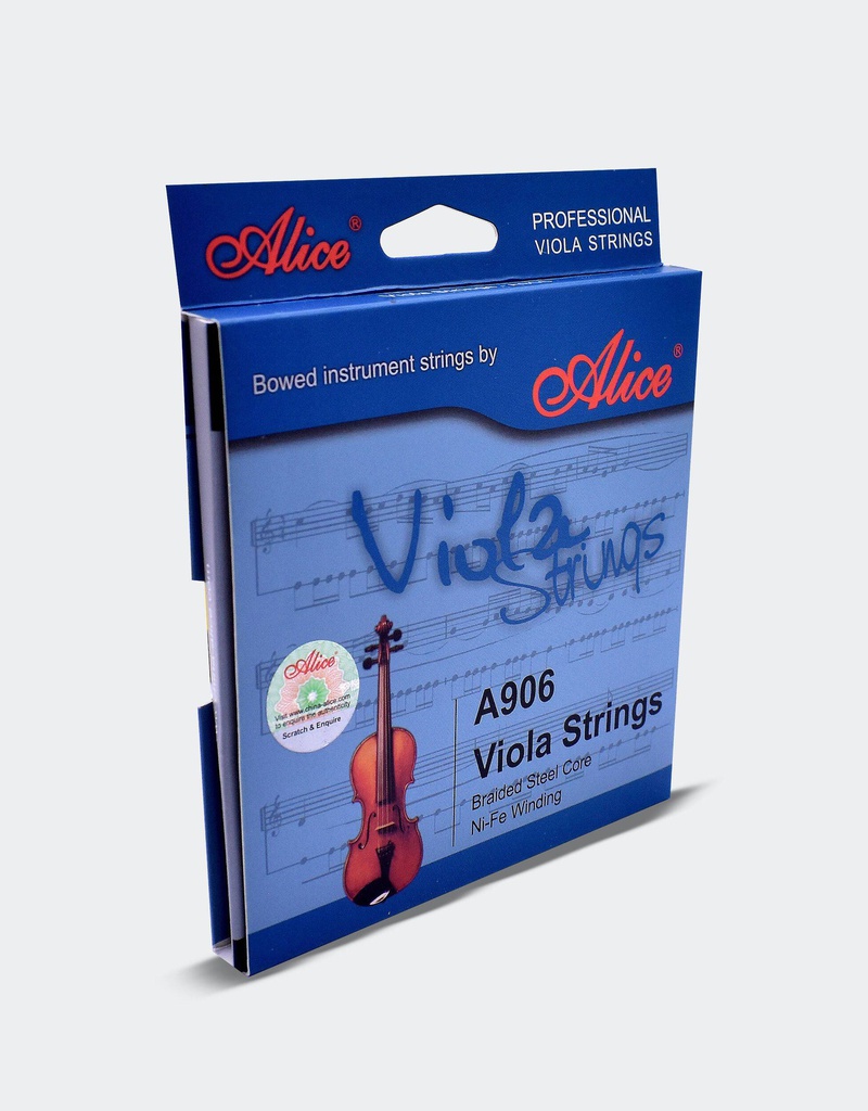 Juego De Cuerdas Para Viola 16" Nickel-Cromo Alice
