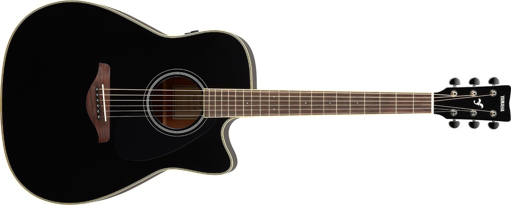 Guitarra Electroacustica Yamaha TransAcoustic color Negro