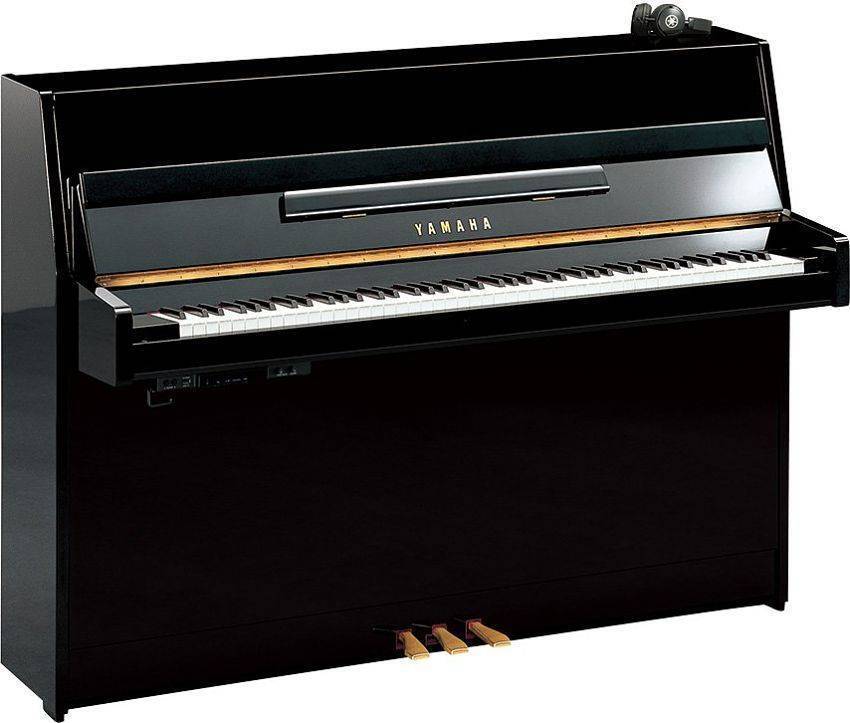 Piano Vertical Yamaha 109cm. Silent Negro Brillante