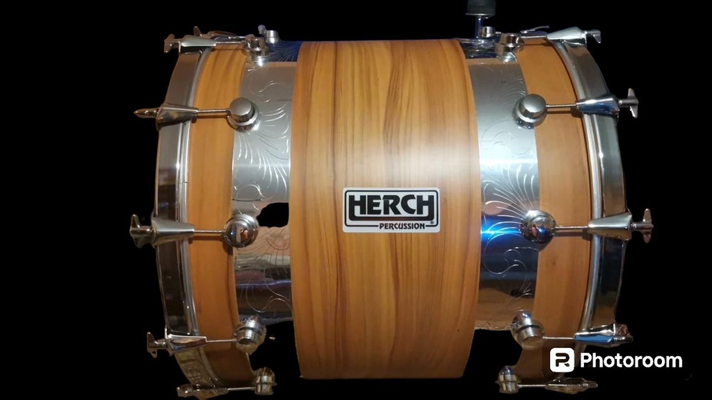 Tambora De 22" Herch Madera 10 Lugs