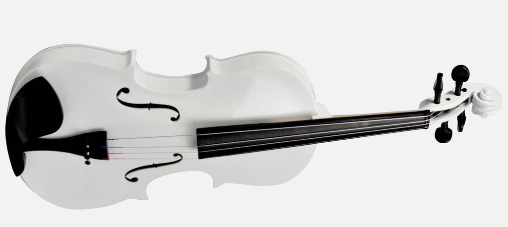 Violín Amadeus Cellini 4/4  Blanco AMVL001WH