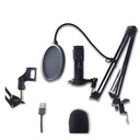Microfono Usb Con Soportes y Antipop