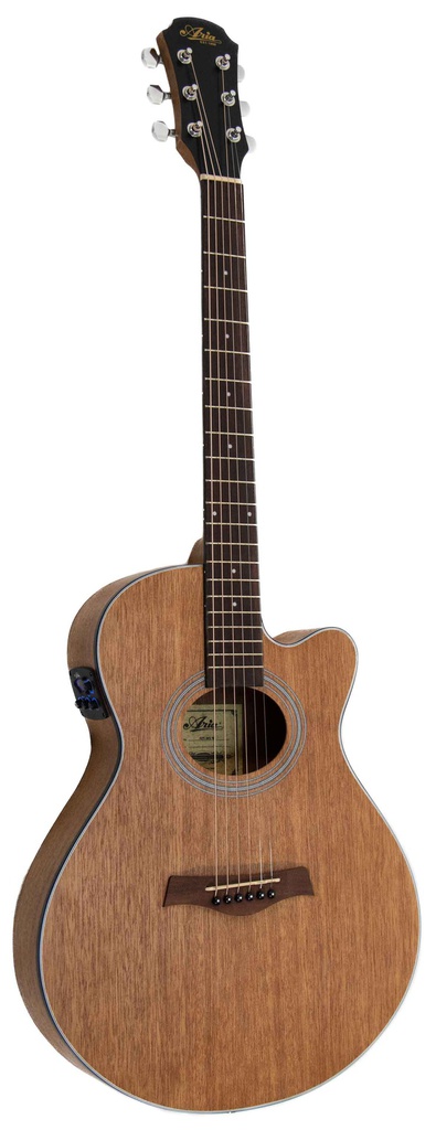 Guitarra Electroacustica Aria Mahogany FET-M1 N