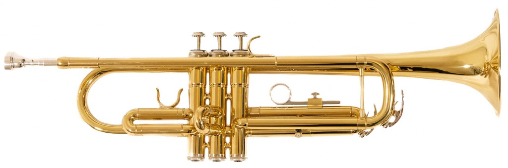 Trompeta Symphonic Laqueada 2 Llaves Desague TR-01