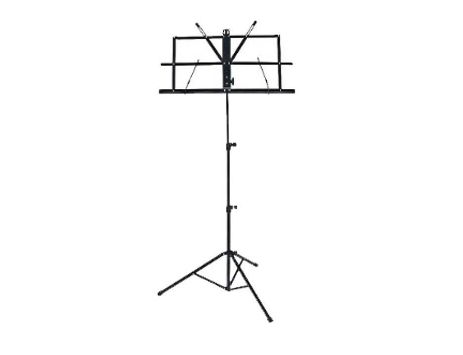 Atril Para Partituras Plegable Negro  MS-16A