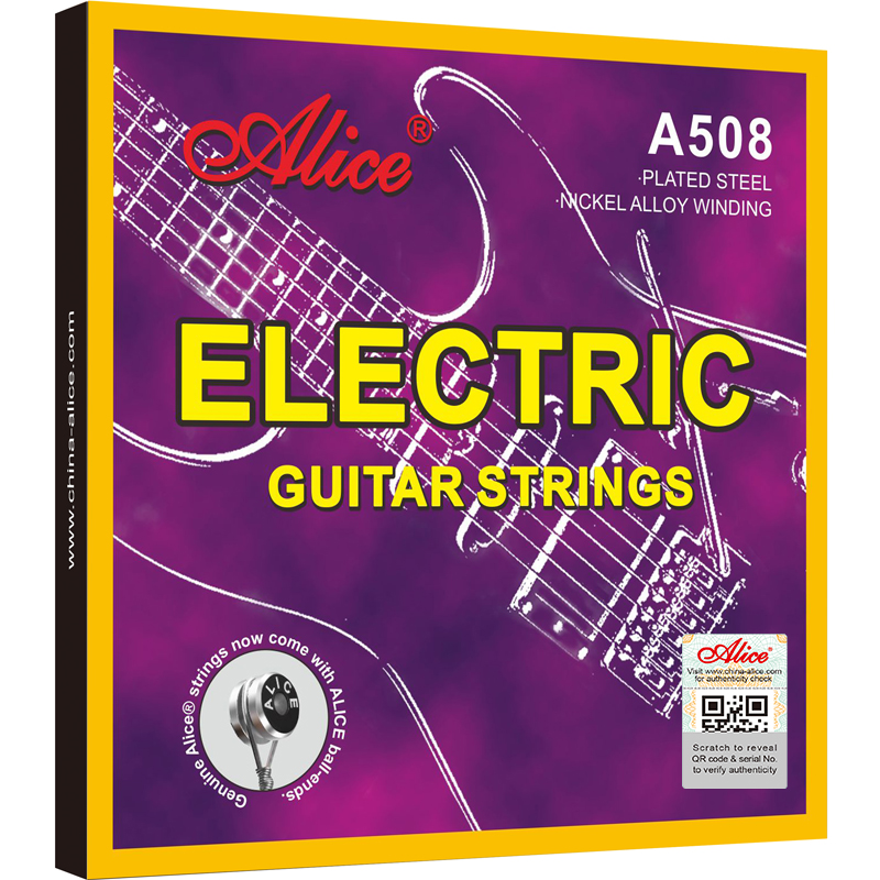 Juego de Cuerdas Para Guitarra Eléctrica Light 10-46  A508-L  Alice