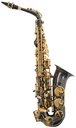 Sax Alto Symphonic Negro Diamante Tone Eb Key High F#-- AS-05