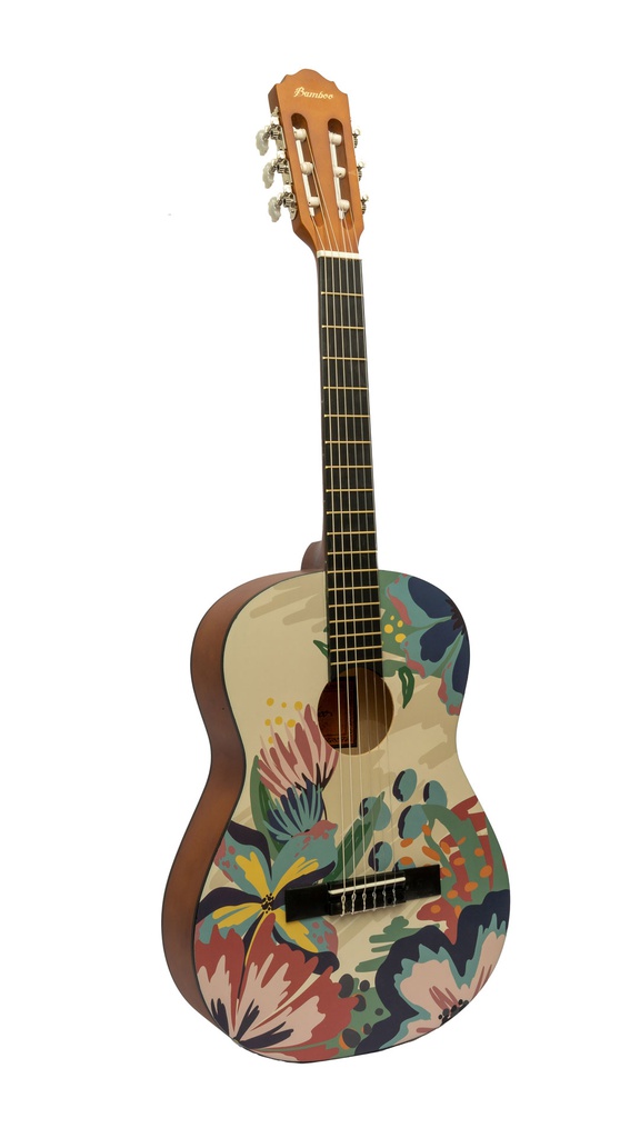 Guitarra Clasica Bamboo Caramell 36" Incluye Funda Acolchada