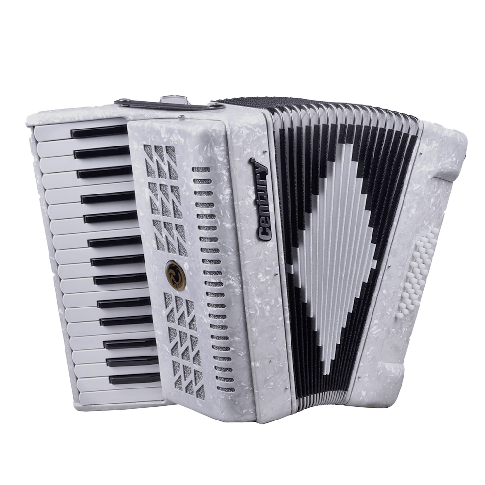 Acordeon Teclas BLANCO 3232 S/ REGISTROS C1306-1W CENTURY